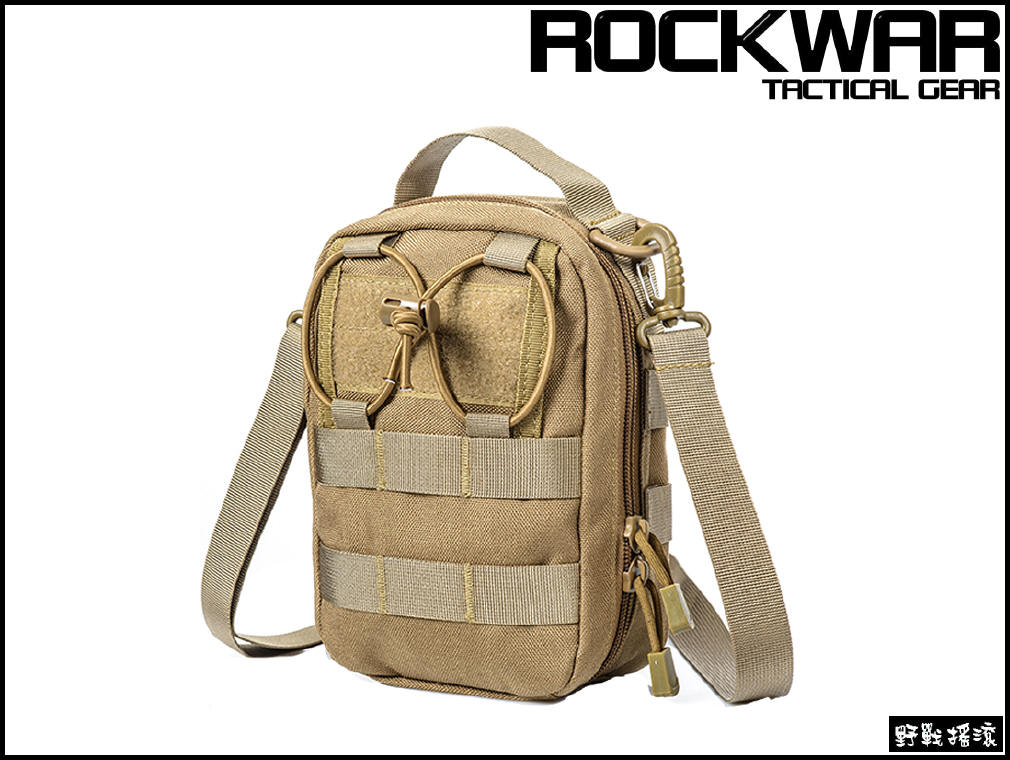 ROCKWAR 側背式戰術醫療包【軍綠色】