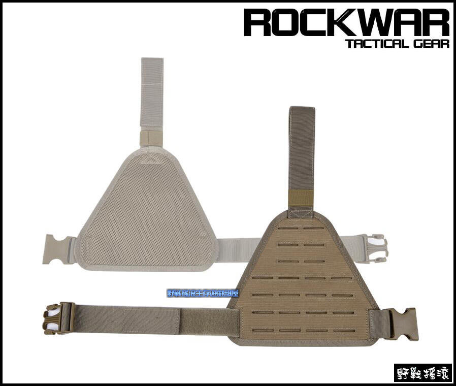 ROCKWAR Molle 戰術三角腿掛板【黑色】
