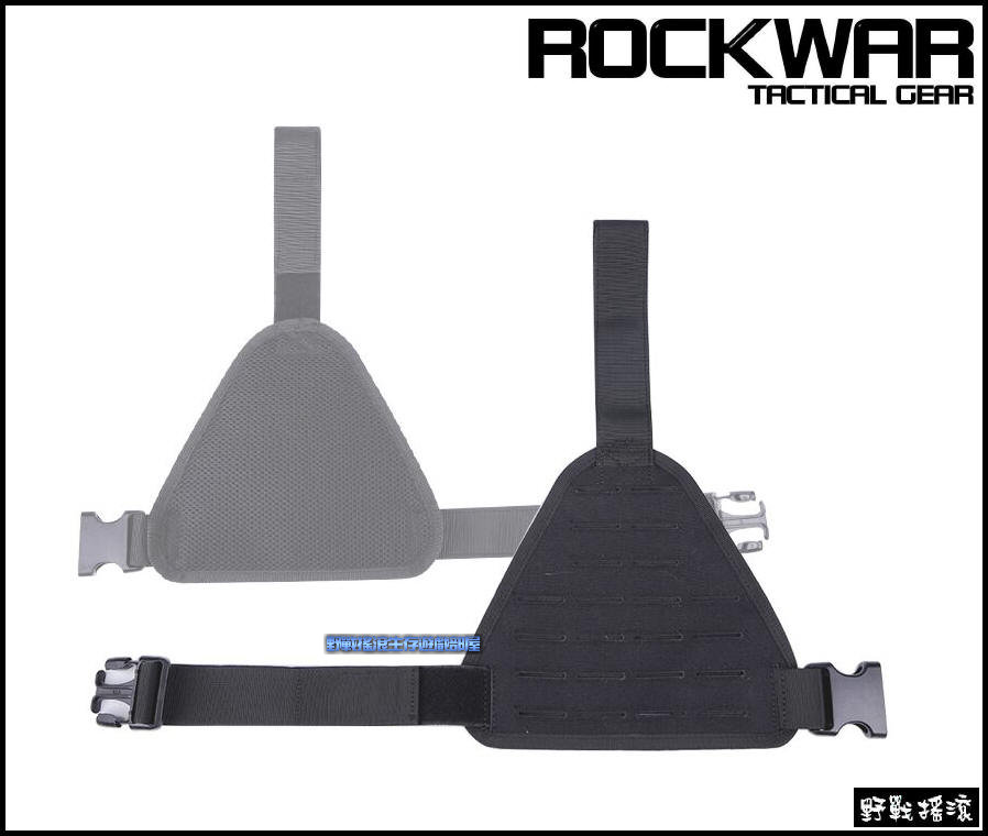 ROCKWAR Molle 戰術三角腿掛板【狼棕色】