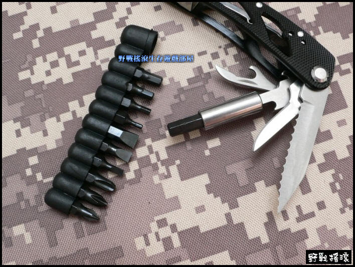 JP 不鏽鋼多功能工具鉗【黑色】 22合一 