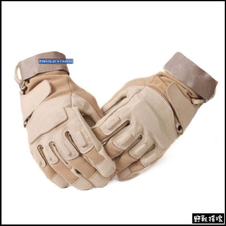 黑鷹戰術全指手套【軍綠色、沙色】