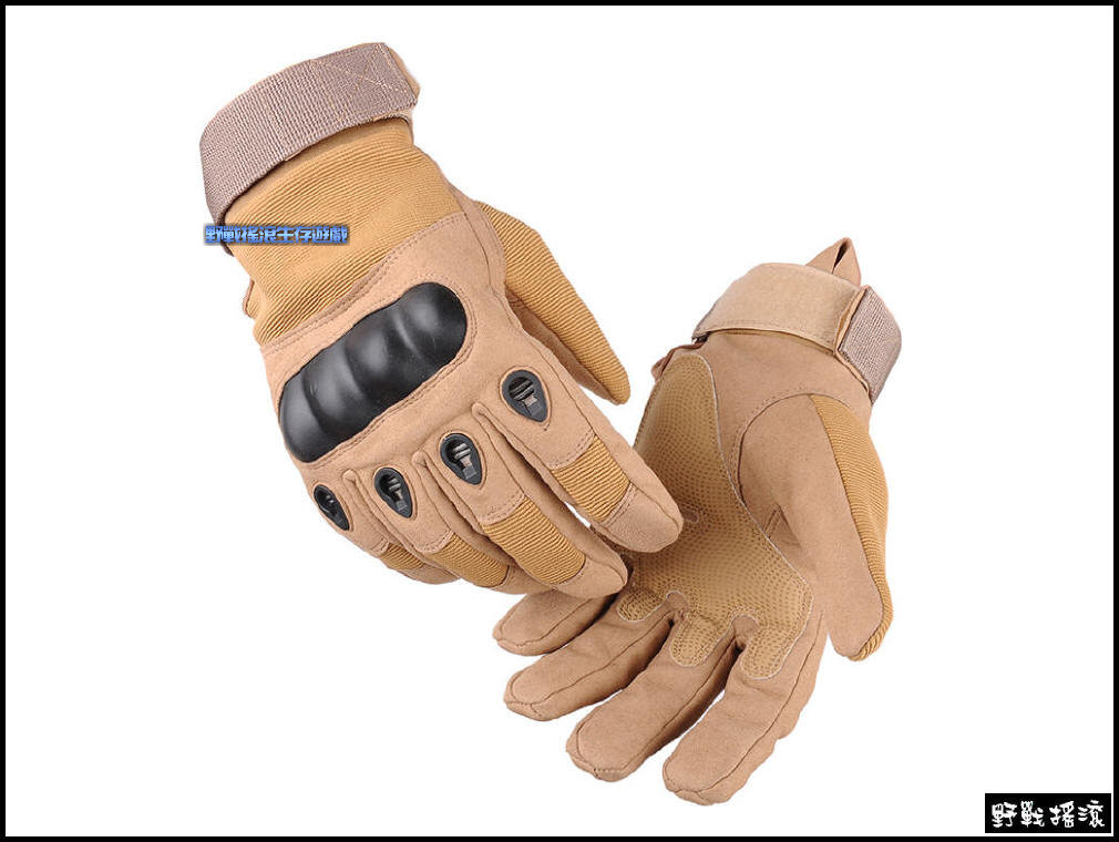 美軍戰術攻擊全指手套 【黑色】