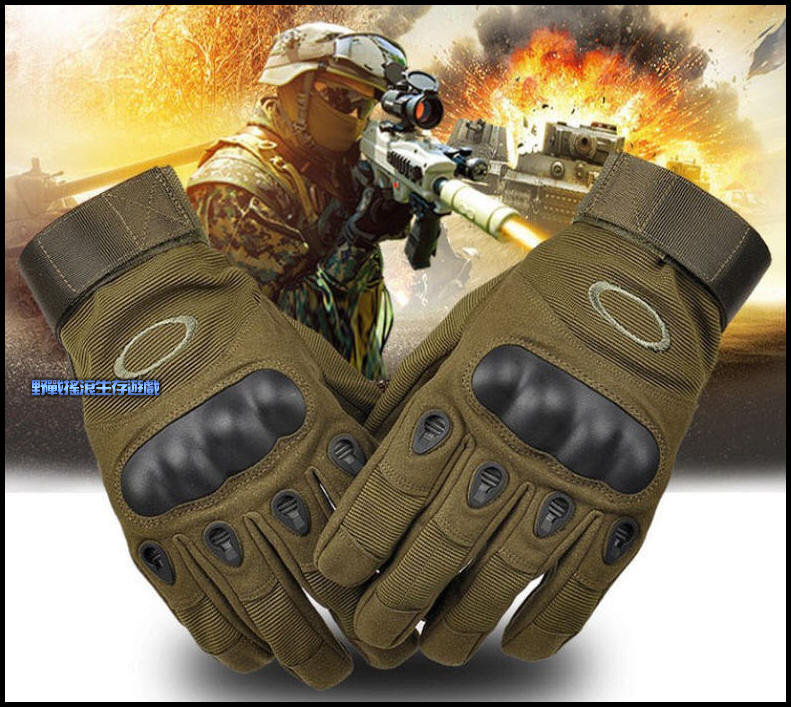 美軍戰術攻擊全指手套 【黑色】