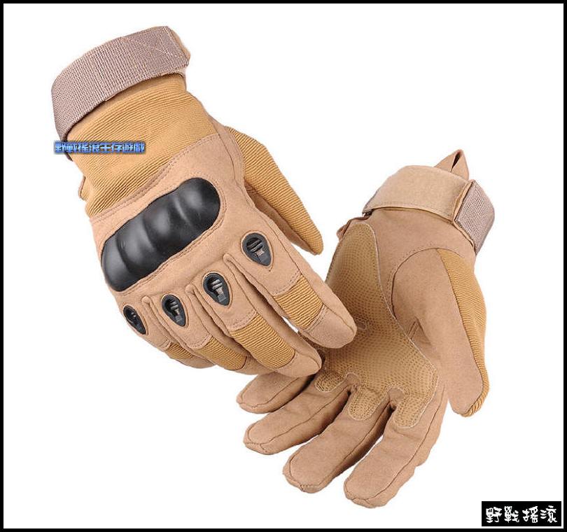 美軍戰術攻擊全指手套 【軍綠色、沙色】