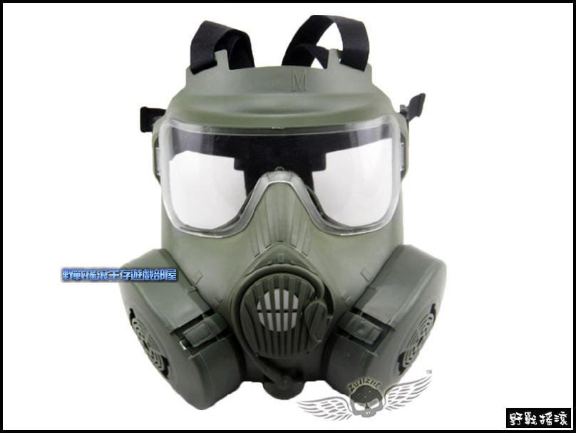 M50 防毒面具造型風扇面罩