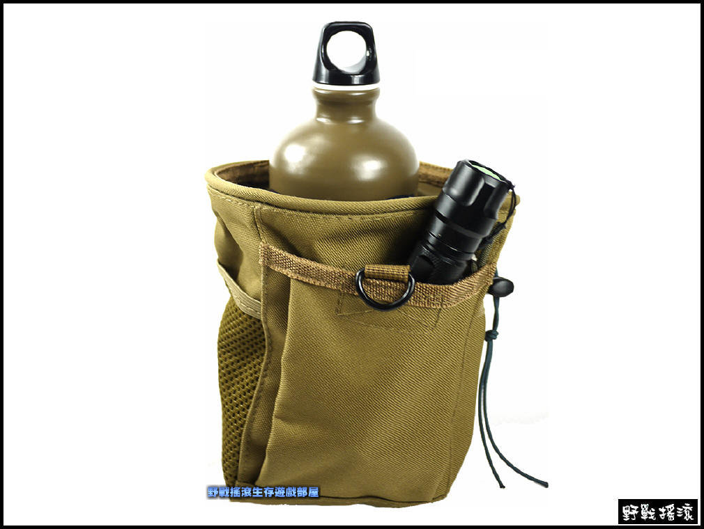 MOLLE 小型彈夾回收袋【黑色蟒蛇迷彩】