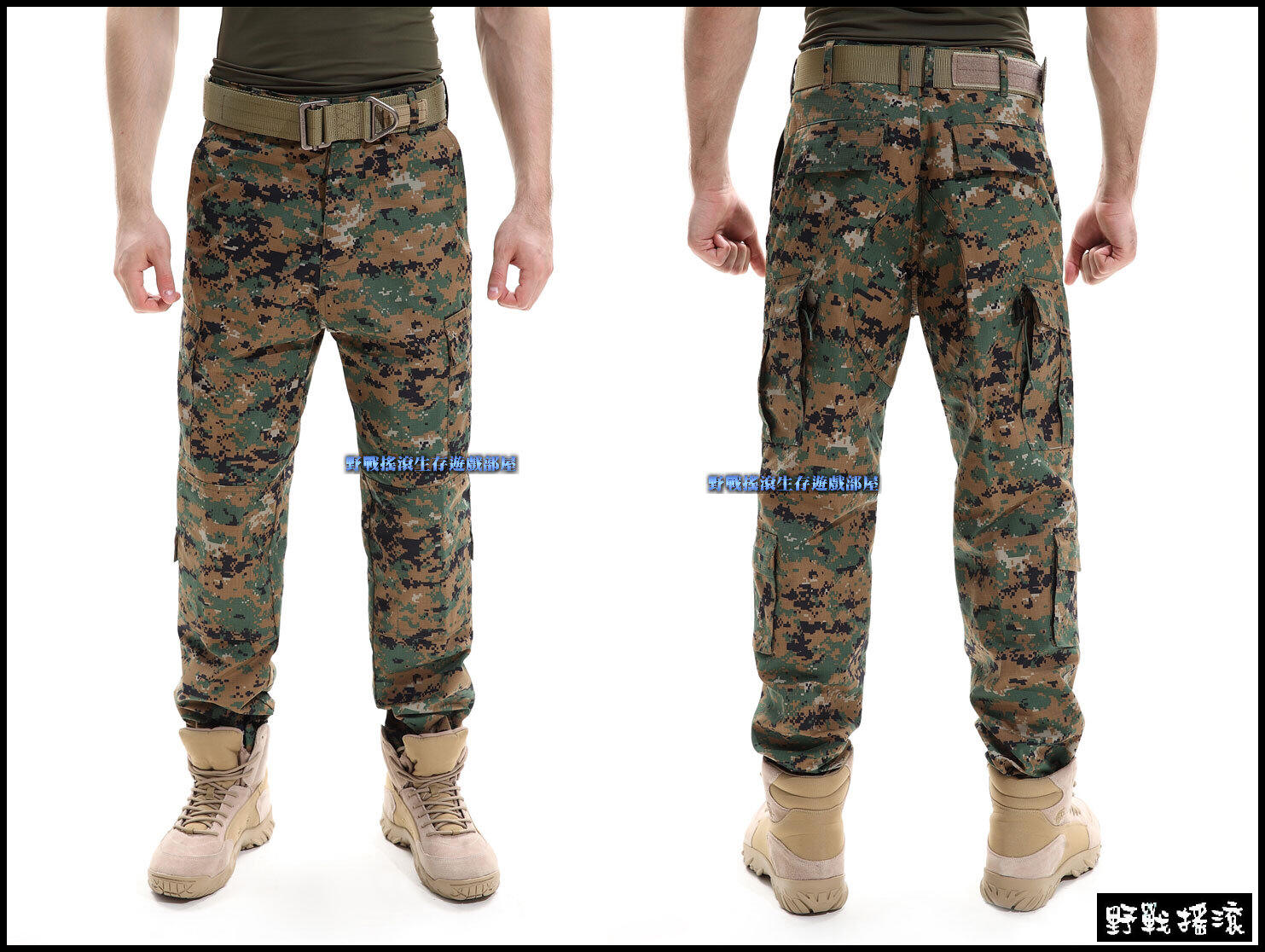 美軍數位叢林戰術迷彩褲