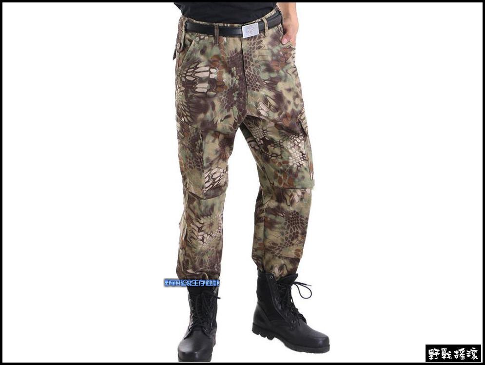 美軍沙漠蟒蛇迷彩戰術長褲