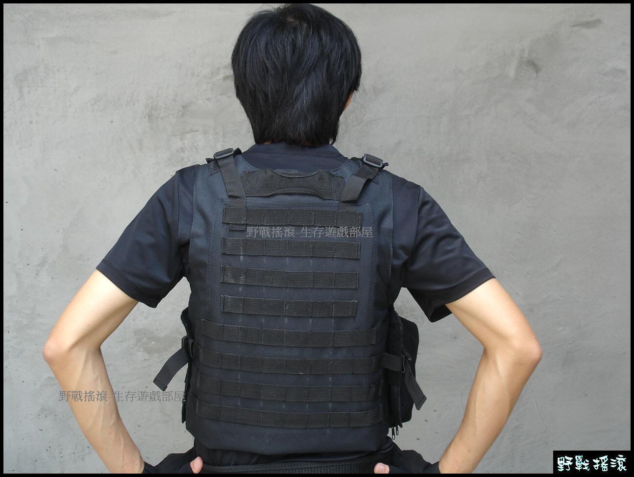 美軍FSBE兩棲部隊戰術背心【黑色】