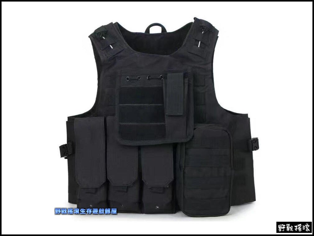 美軍FSBE兩棲部隊戰術背心【黑色】