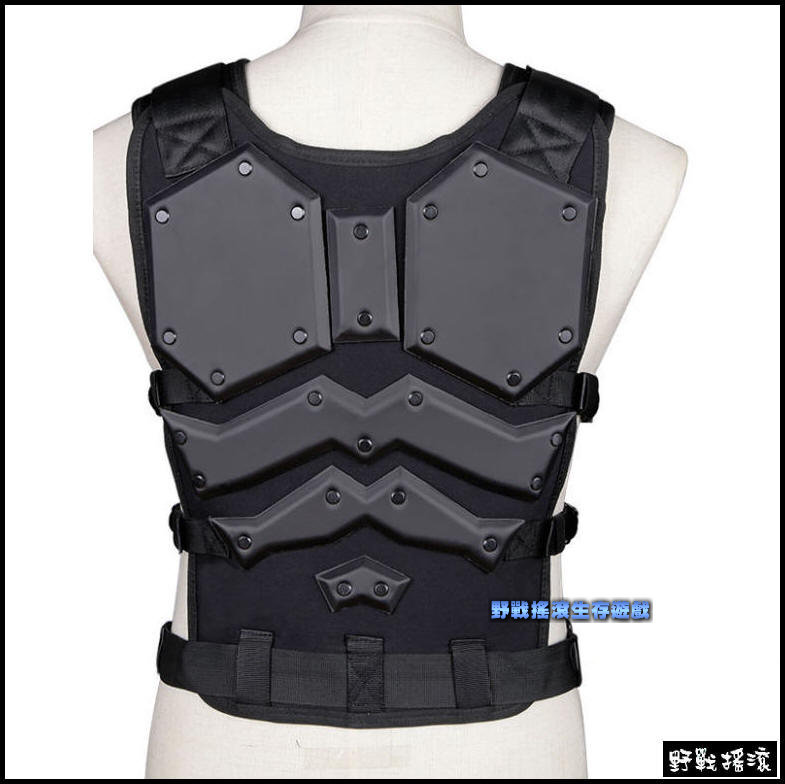 特種部隊盔甲高品質戰術背心【黑色】G.I JOE