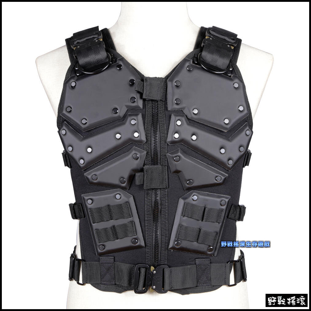 特種部隊盔甲高品質戰術背心【黑色】G.I JOE