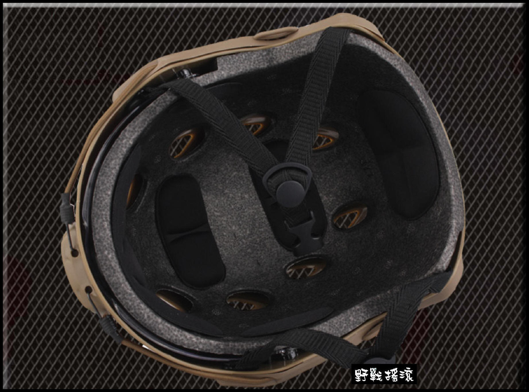 美軍 FAST傘兵盔+ 護目鏡 BJ版【沙色】