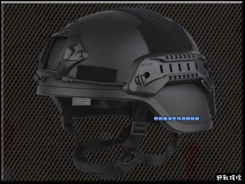 高品質MICH 2000戰術頭盔精裝版【黑色】