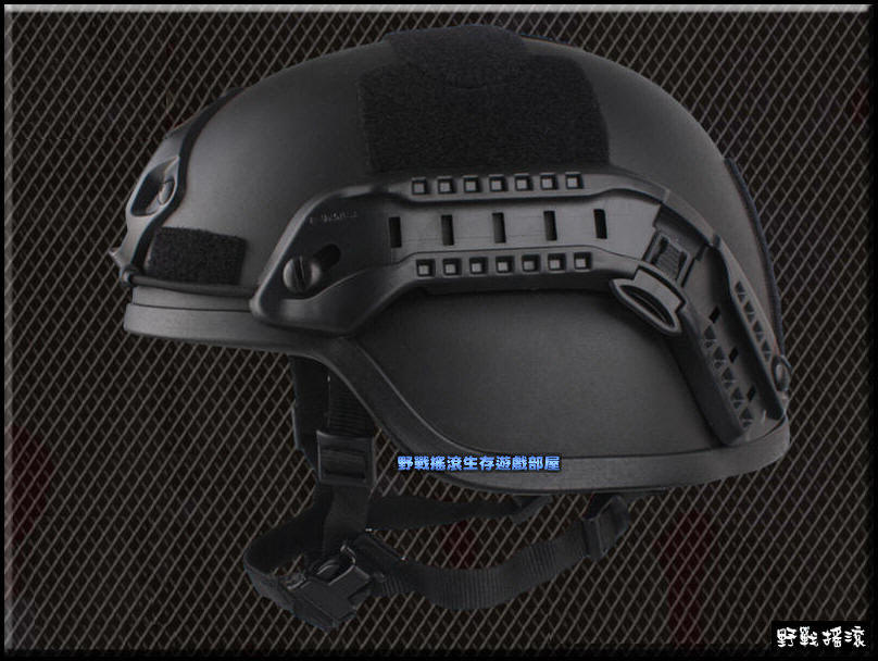 高品質MICH 2000戰術頭盔精裝版【黑色】