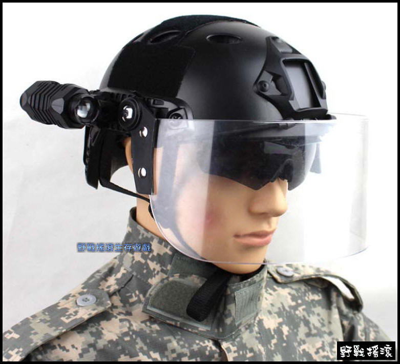 FAST 戰術頭盔專用防護鏡片 【透明鏡片】