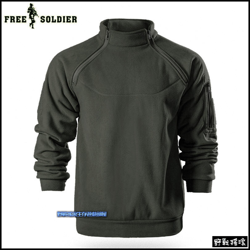 FREE SOLDIER 暴君戰術抓絨衣【黑色】