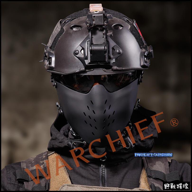 WARCHIEF M07 悍將半罩式防彈面罩【MultiCam】 
