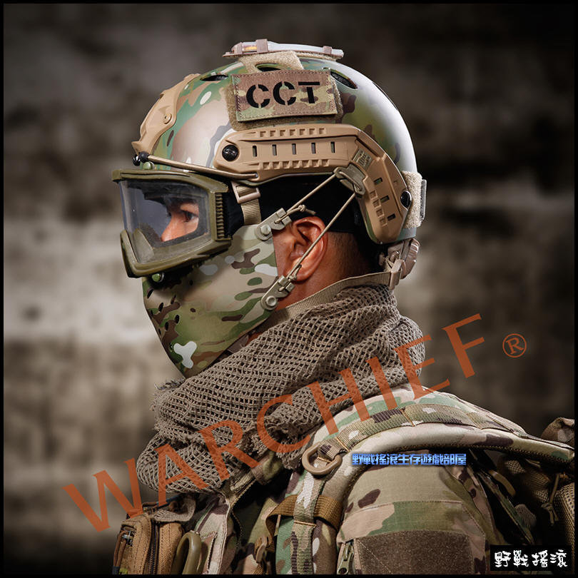 WARCHIEF M07 悍將半罩式防彈面罩【MultiCam】 