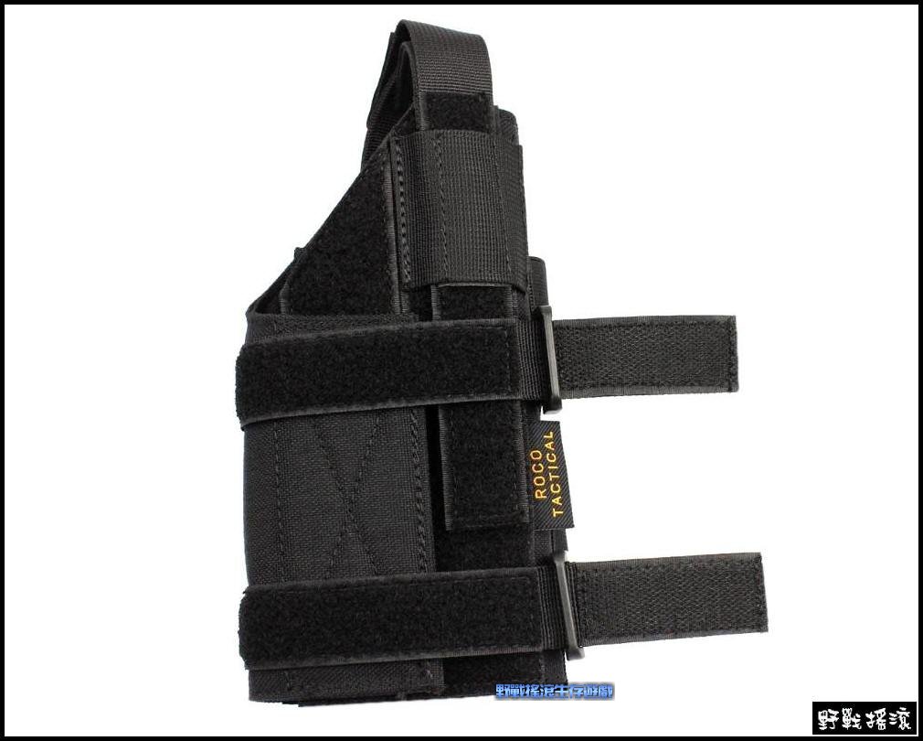 ROCO 槍燈版戰術手槍套【狼棕色】