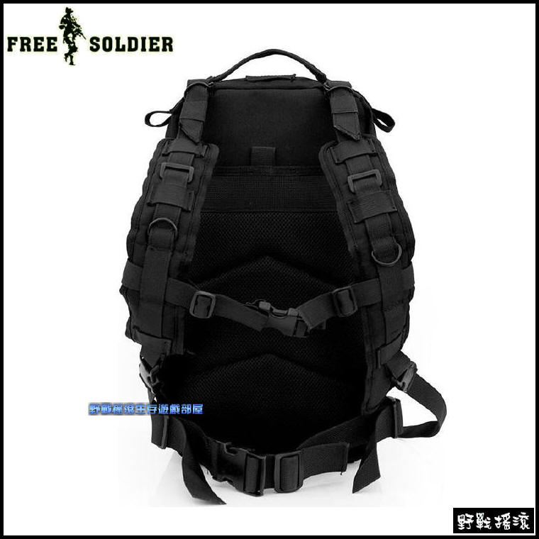 FREE SOLDIER 3P 攻擊戰術背包【黑色】