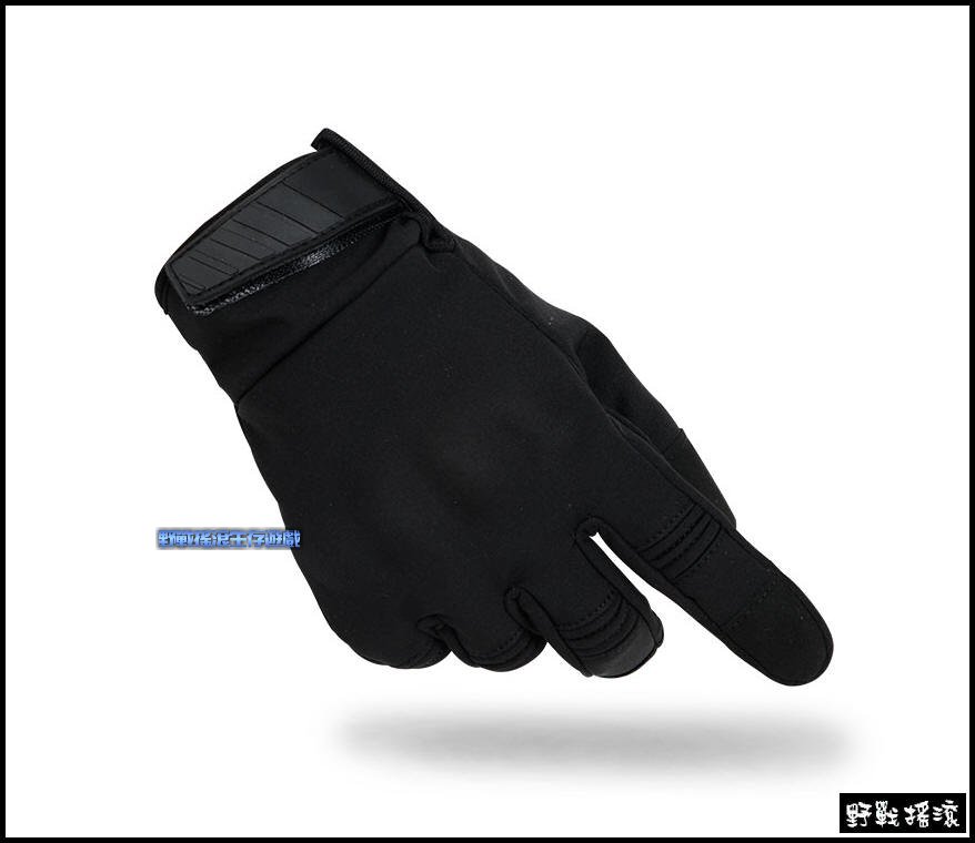 隱藏式硬殼戰術手套【黑色】