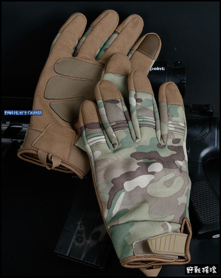 隱藏式硬殼戰術手套【黑色】