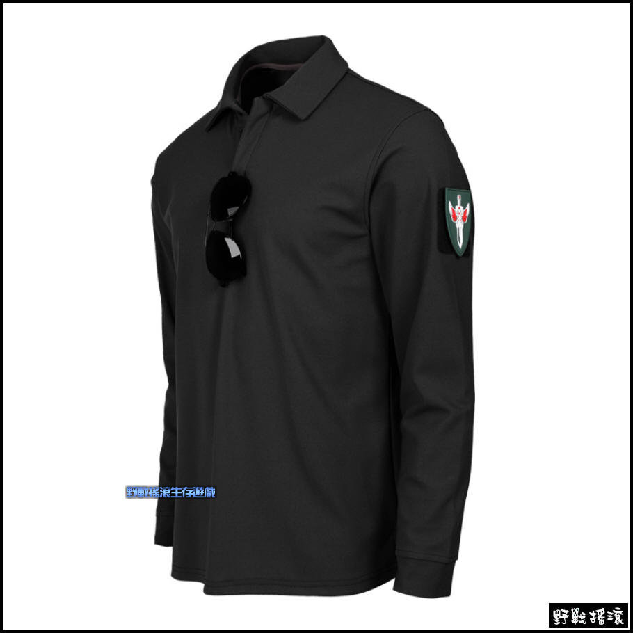 執政官戰術長袖POLO衫【狼棕色】