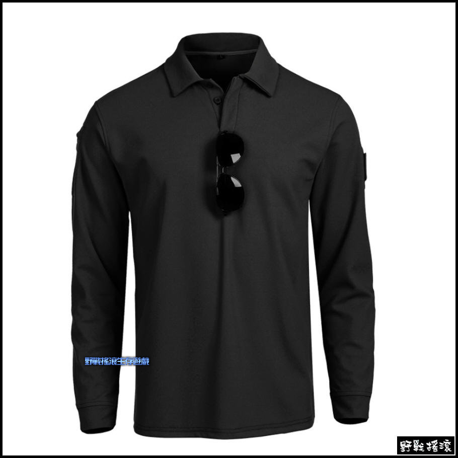 執政官戰術長袖POLO衫【狼棕色】