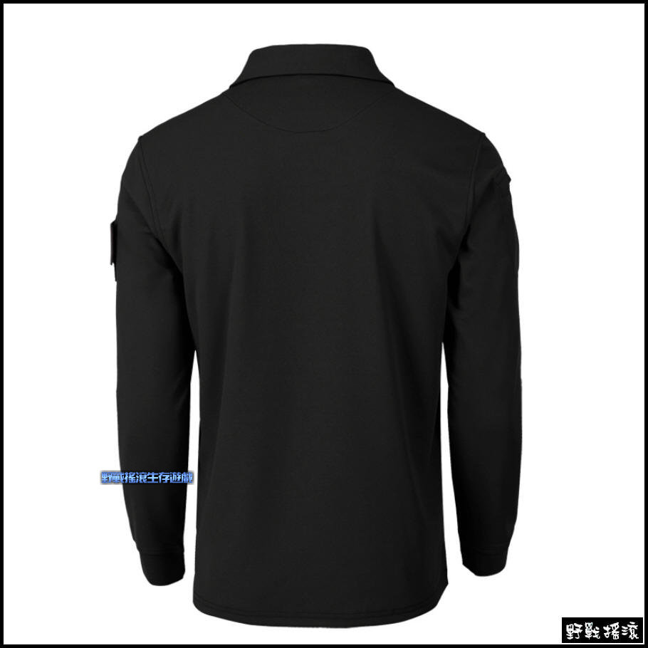 執政官戰術長袖POLO衫【黑色】