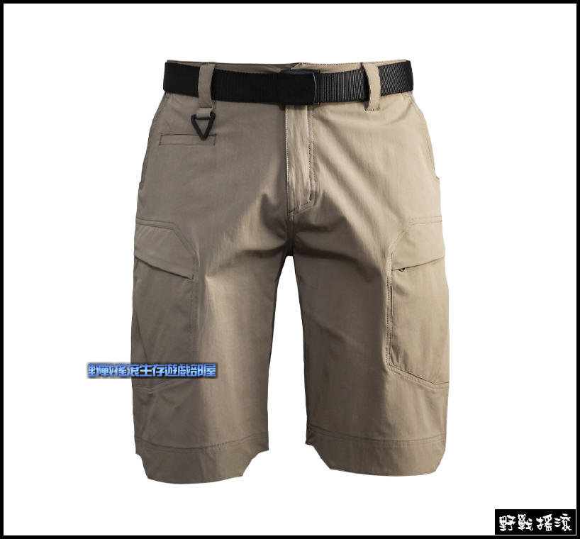 防禦者多口袋戰術速乾短褲【卡其色】