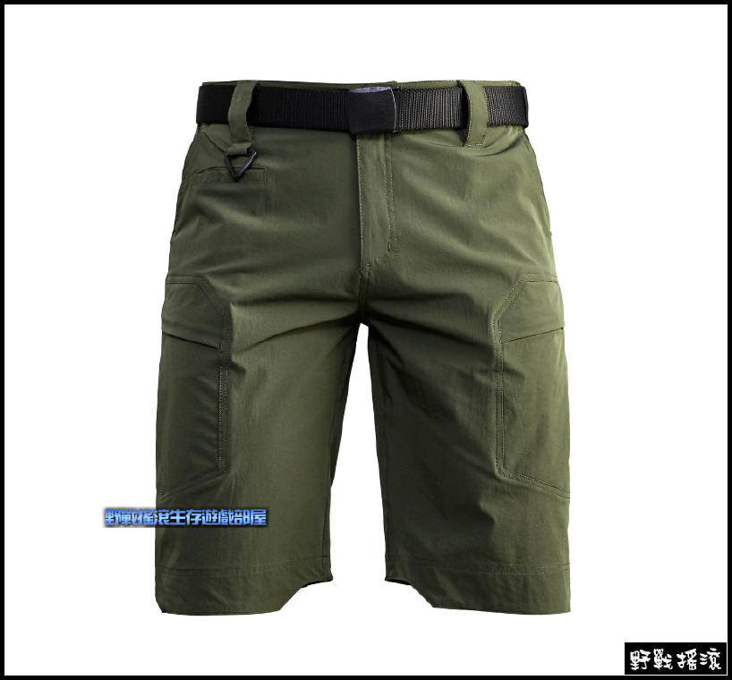 防禦者多口袋戰術速乾短褲【軍綠色】 