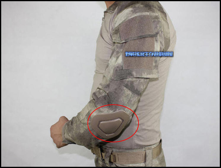 青蛙裝上衣專用內置式護肘組【軍綠色】