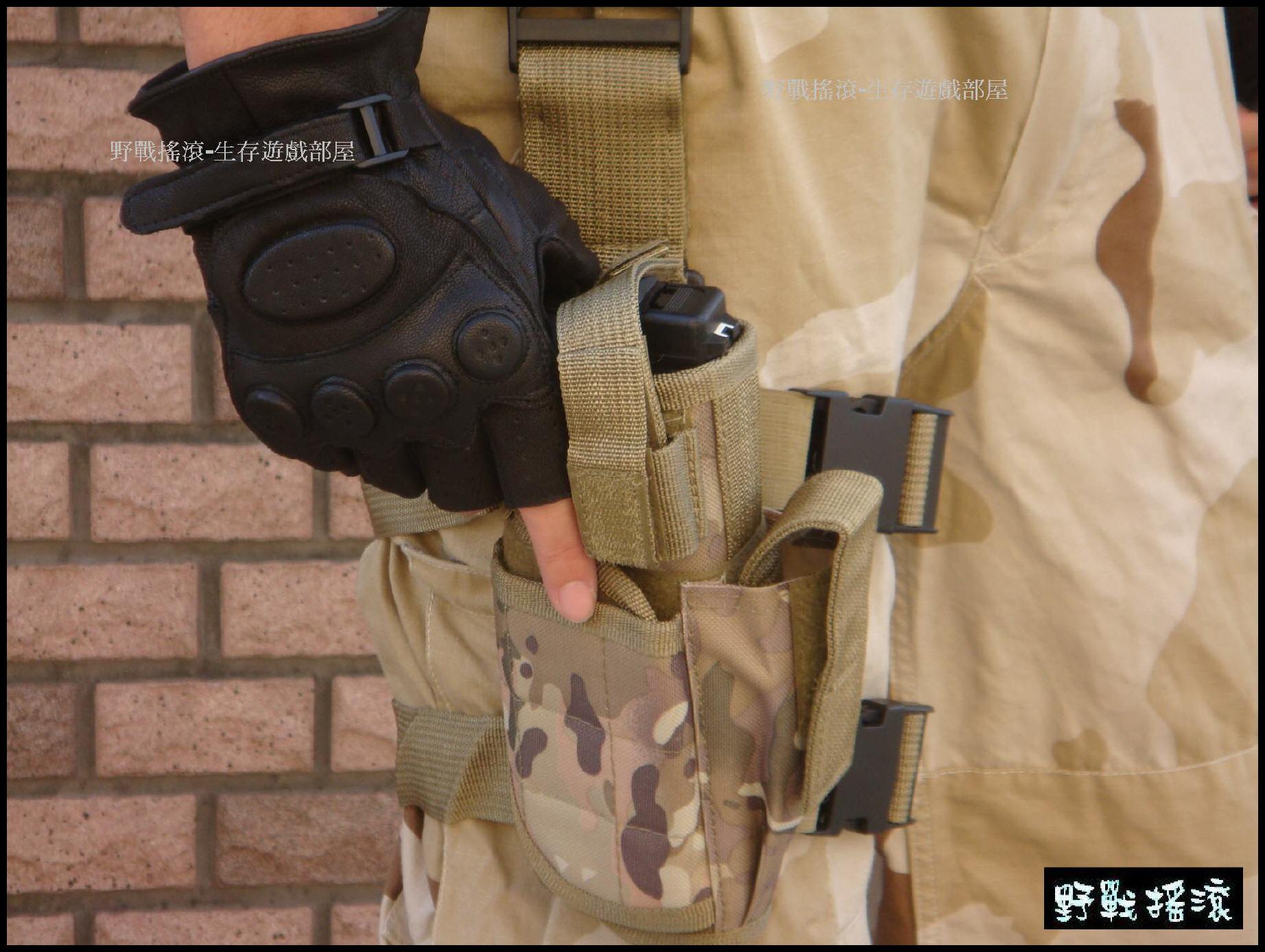 龍捲風腿掛槍套 - M92F、Glock、M1911萬用型