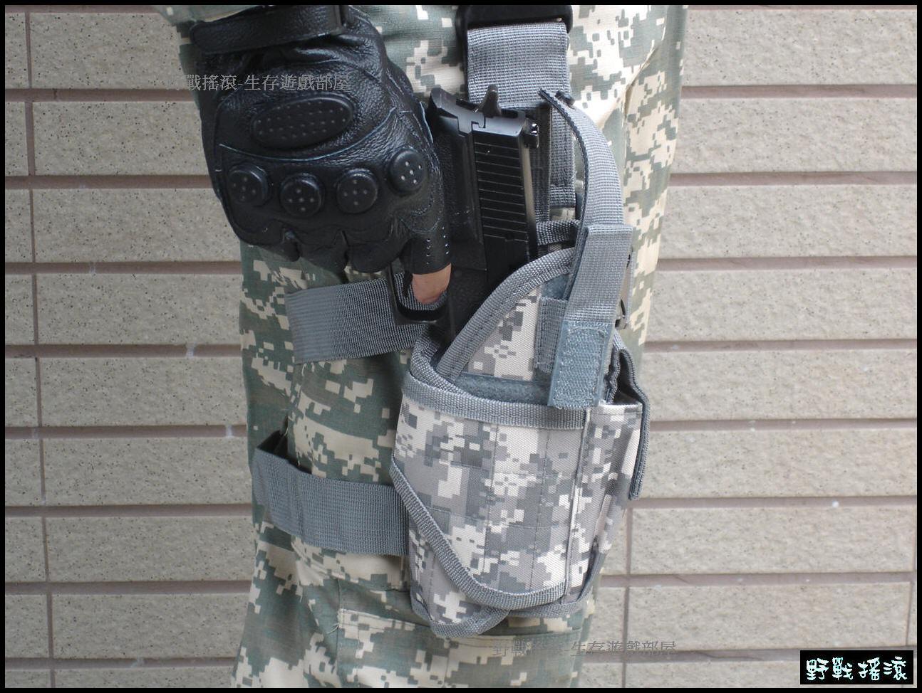 龍捲風腿掛槍套 - M92F、Glock、M1911萬用型