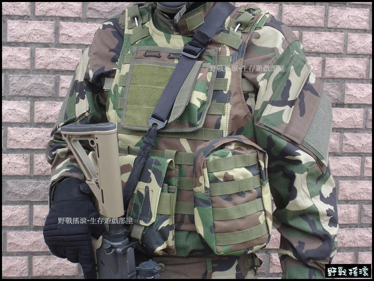 單點式彈性戰術槍背帶 