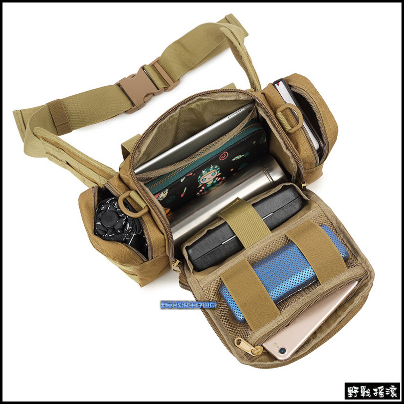 Molle 多功能戰術腰包【黑色】