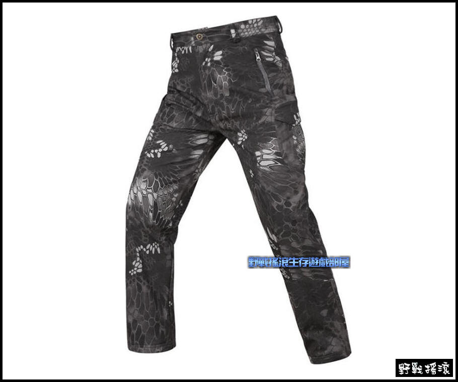 鯊魚皮戰術軟殼褲【Multicam Black】
