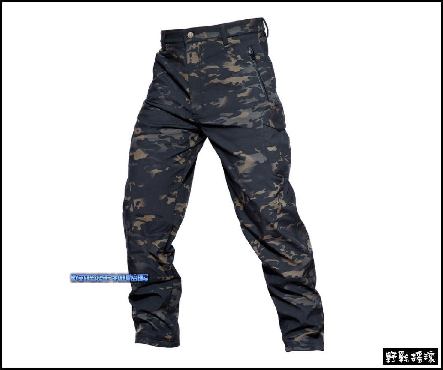 鯊魚皮戰術軟殼褲【Multicam Black】