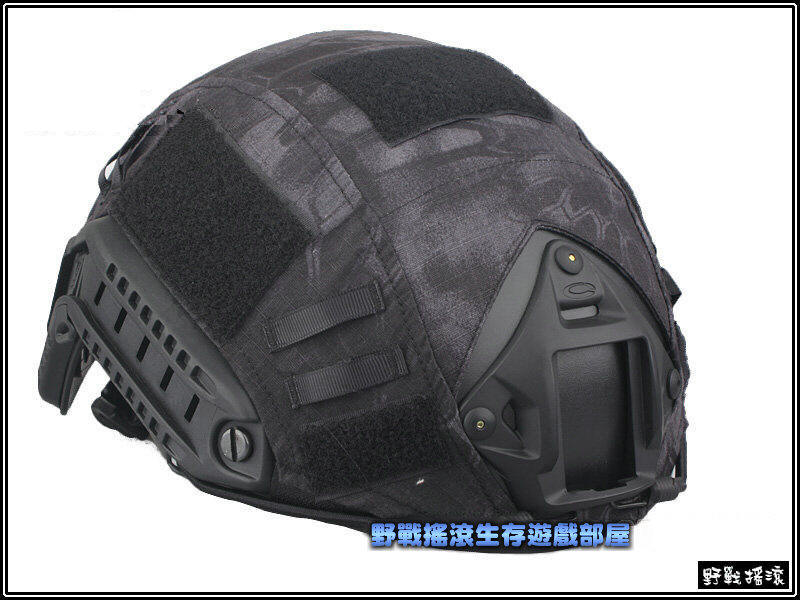 FAST 傘兵盔專用盔布【Multicam Black】
