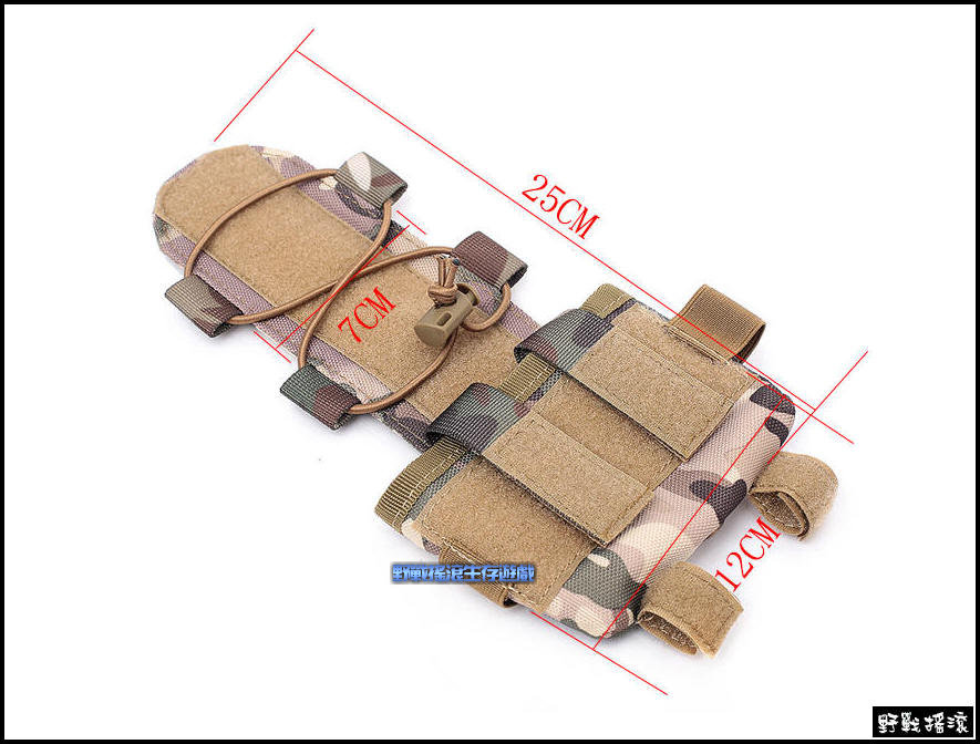 MK2 戰術頭盔包、配重袋【黑蟒蛇紋迷彩】