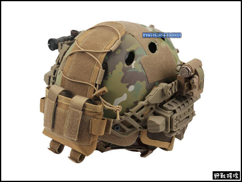 MK2 戰術頭盔包、配重袋【狼棕色】 