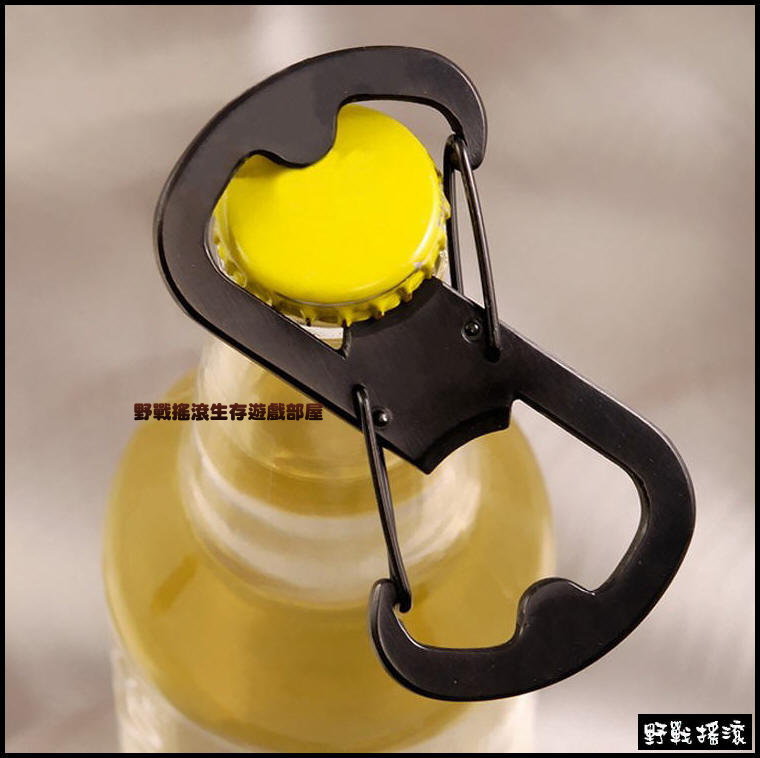 多用途不銹鋼8字扣 開罐器【黑色、銀色】