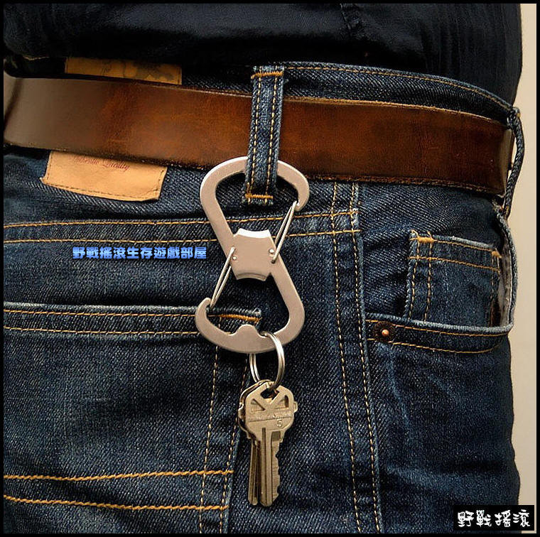 多用途不銹鋼8字扣 開罐器【黑色、銀色】