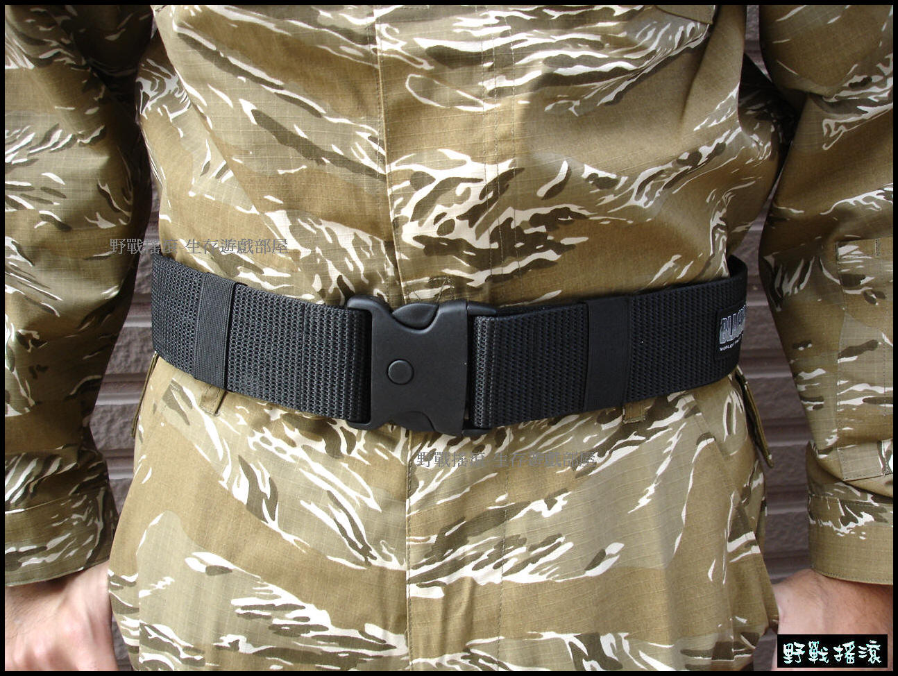 黑鷹快扣式戰術勤務腰帶【黑色、綠色、沙色】