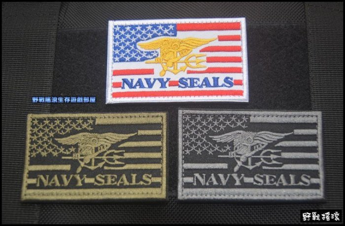 美國海豹部隊國旗刺繡臂章