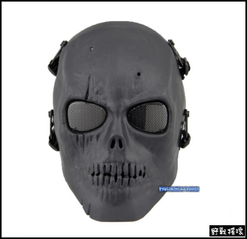 M01 戰地雙雄硬殼骷髏防彈面具、鐵網面罩