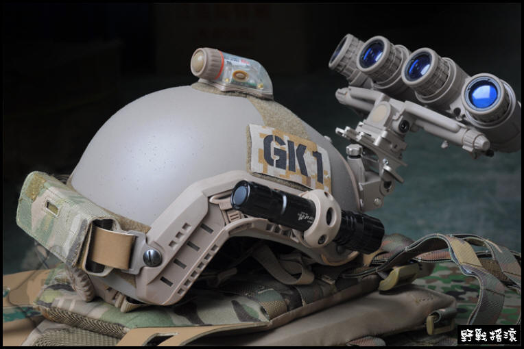 高品質戰術頭盔配重袋含鐵塊【Multicam】