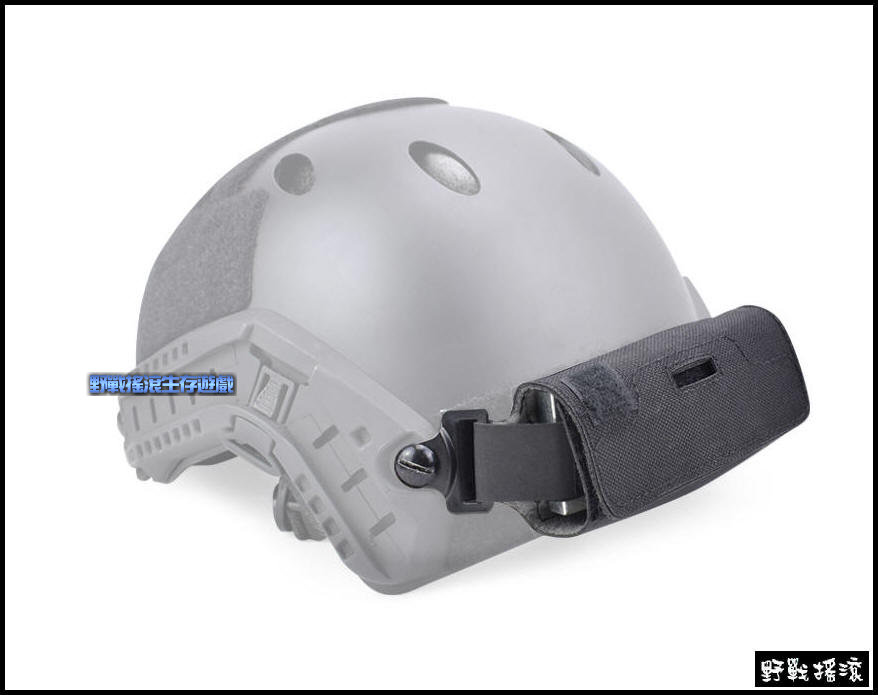 高品質戰術頭盔配重袋含鐵塊【黑色】