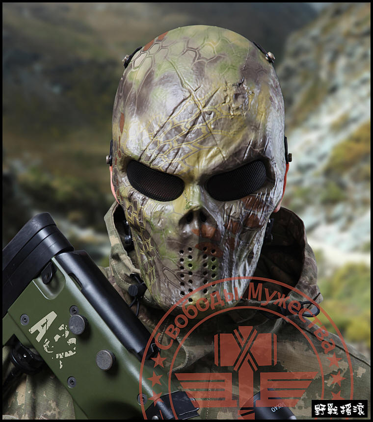 WARCHIEF M06 防彈骷髏面罩【MultiCam Black】